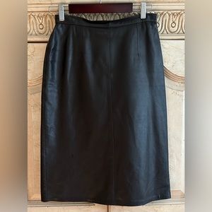 Bagatelle Leather Black Skirt Size 10